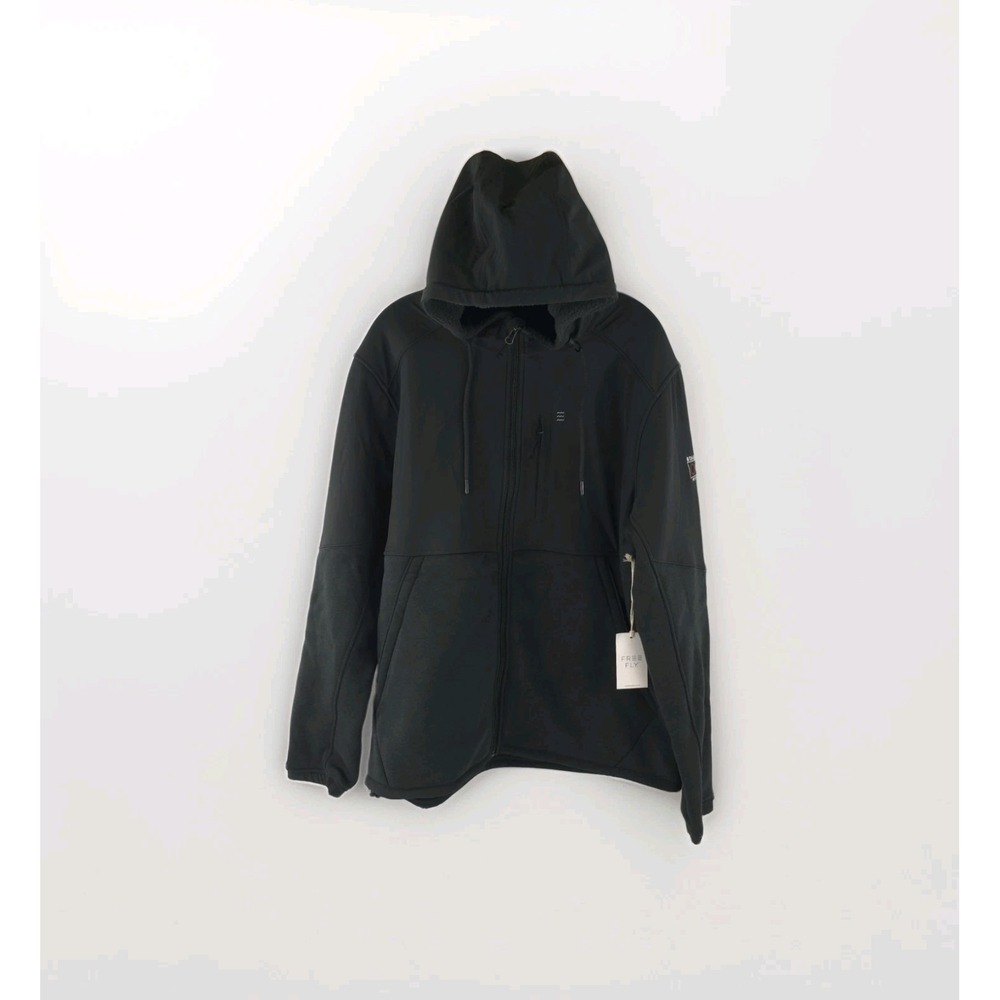 Free Fly - Men's Bamboo Sherpa Lined Elements Jacket  Coat- BLACK  NWT  XL PLS R